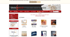 Desktop Screenshot of gloriamusic.com.br